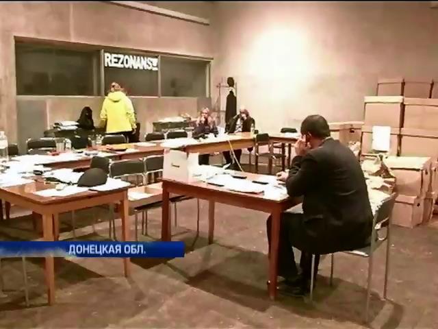 ЦИК не может досчитать голоса в Донецкой области (видео)