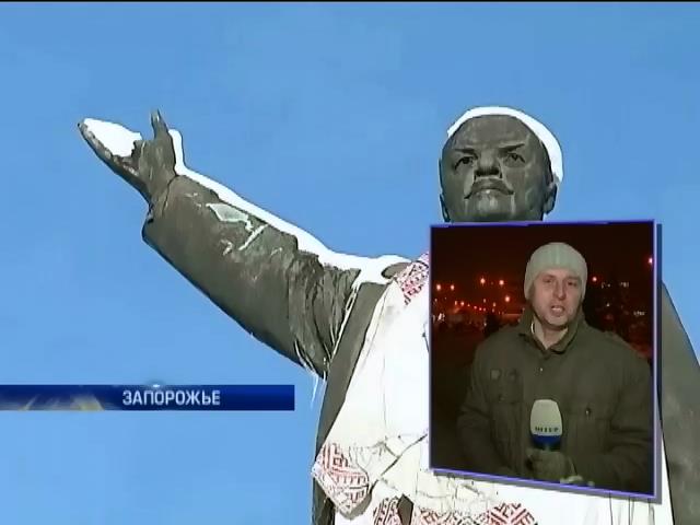 Вместо Ленина в Запорожье хотят установить Сагайдачного (видео)
