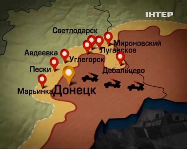 Террористы уничтожают Дебальцево артиллерией (видео)