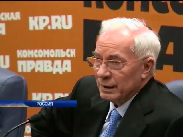 Николай Азаров не смог ответить, кому принадлежит Крым (видео) (видео)