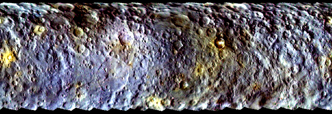 Панорама поверхности Цереры