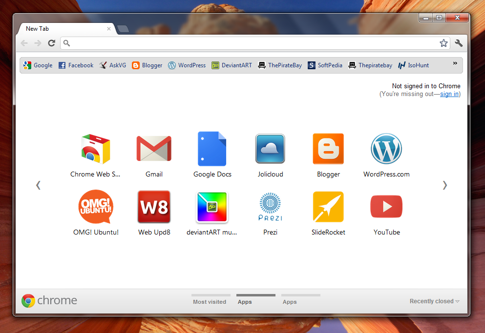 Chrome Windows 7