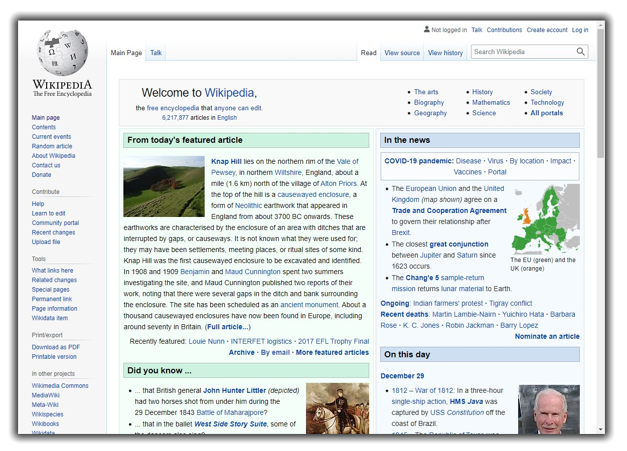 Английская Википедия