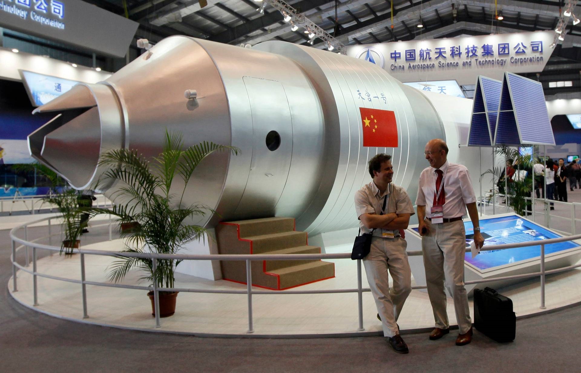 Модель китайской космической станции "Тяньгун-1"