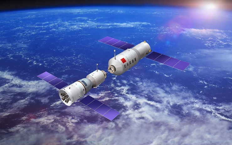 Китайская орбитальная станция "Тяньгун" ("Небесный дворец") 