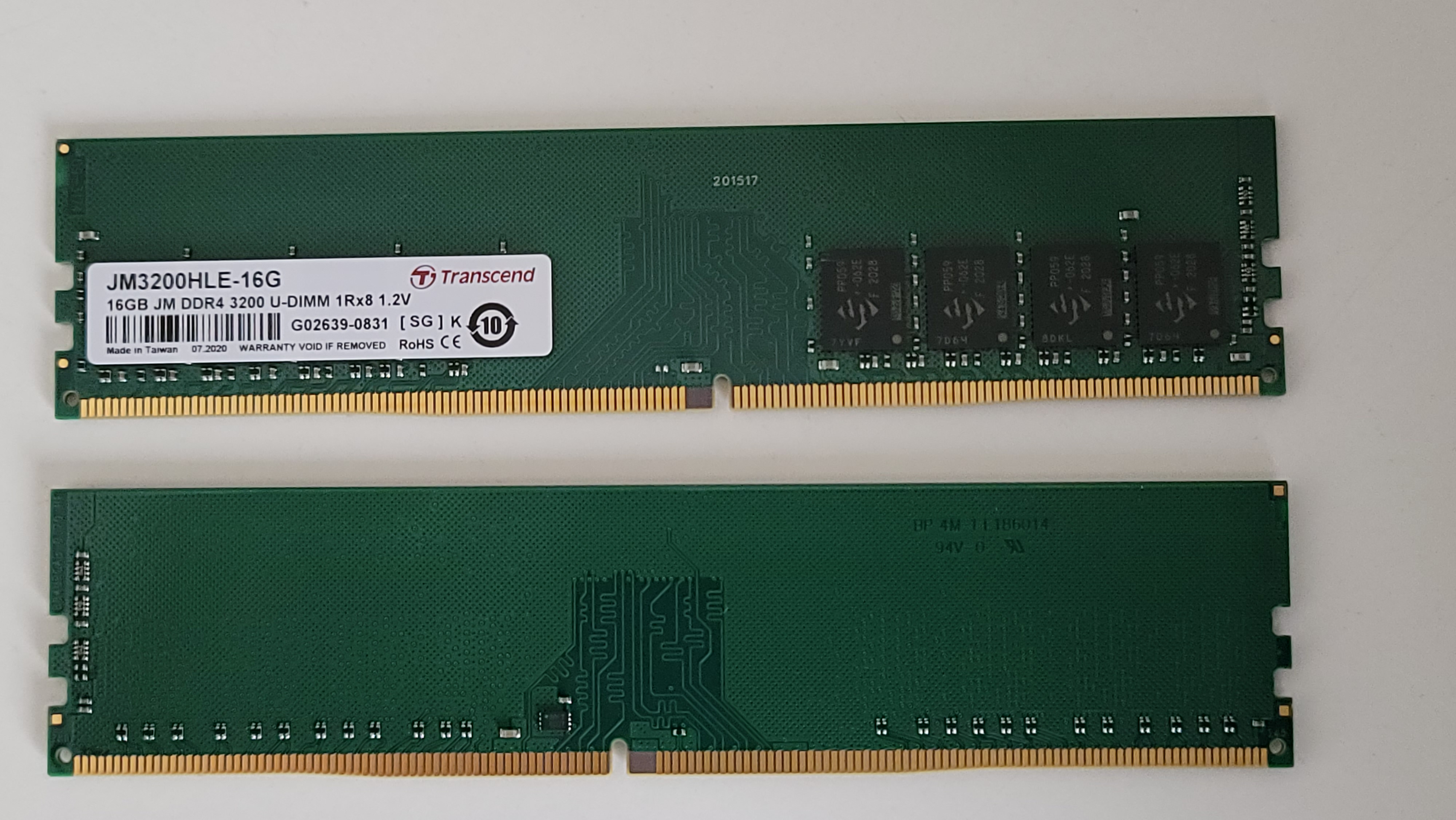 Transcend JetRAM DDR4-3200 