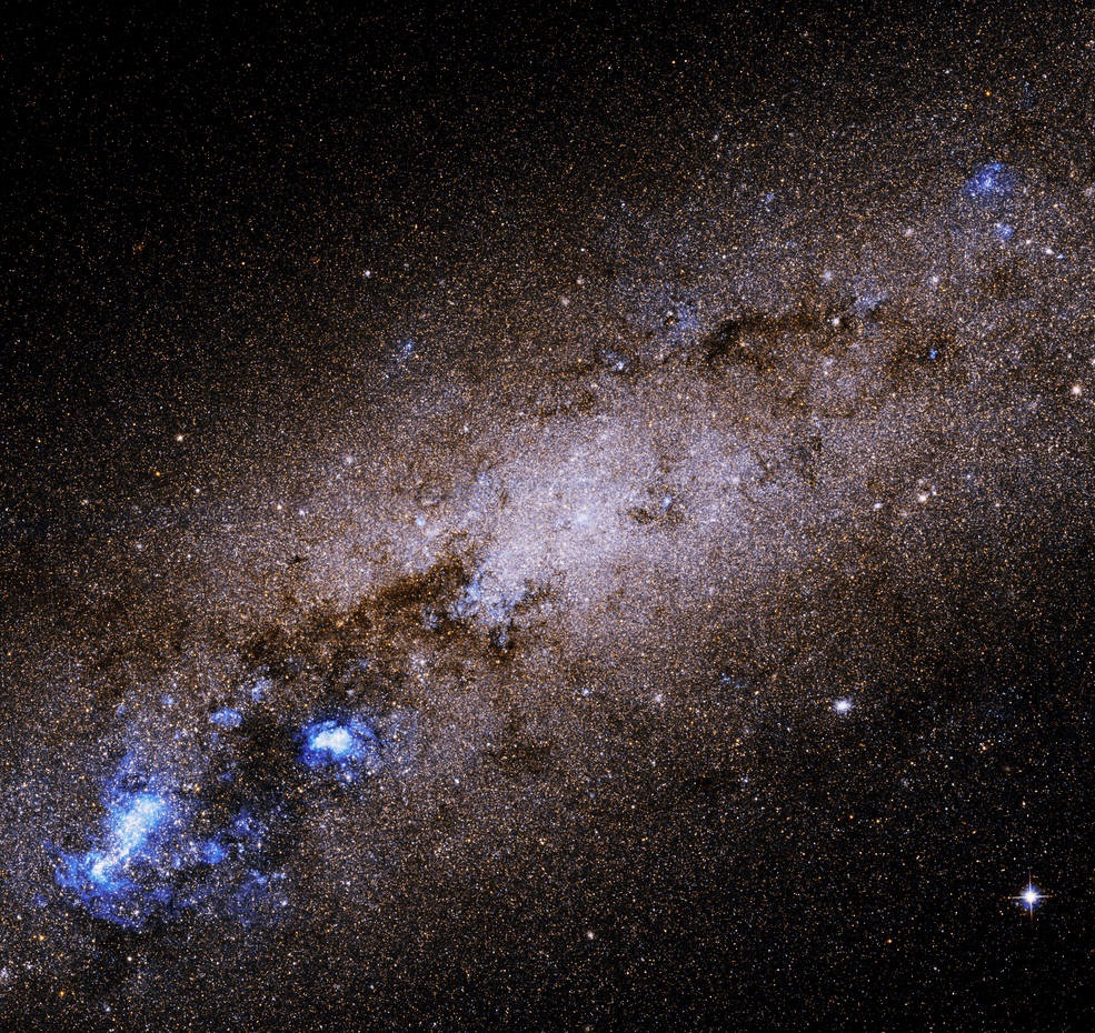 Галактика, обнаруженная телескопом