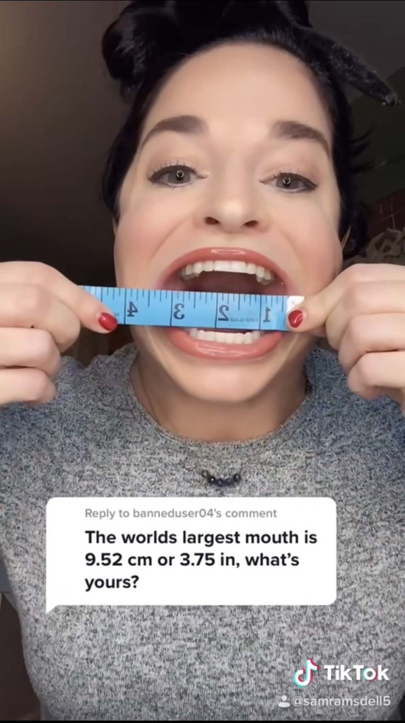 Звезда TikTok попала в Книгу рекордов Гиннеса за самый большой женский рот