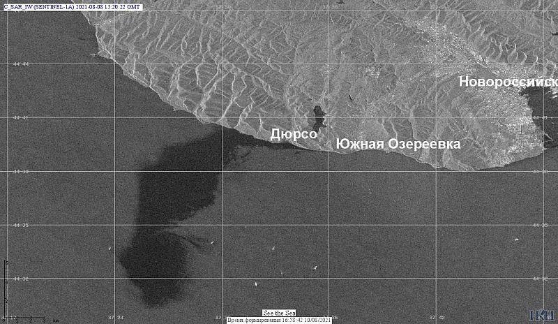 Экологическая катастрофа в Черном море: пятно нефти покрыло 80 квадратных километров