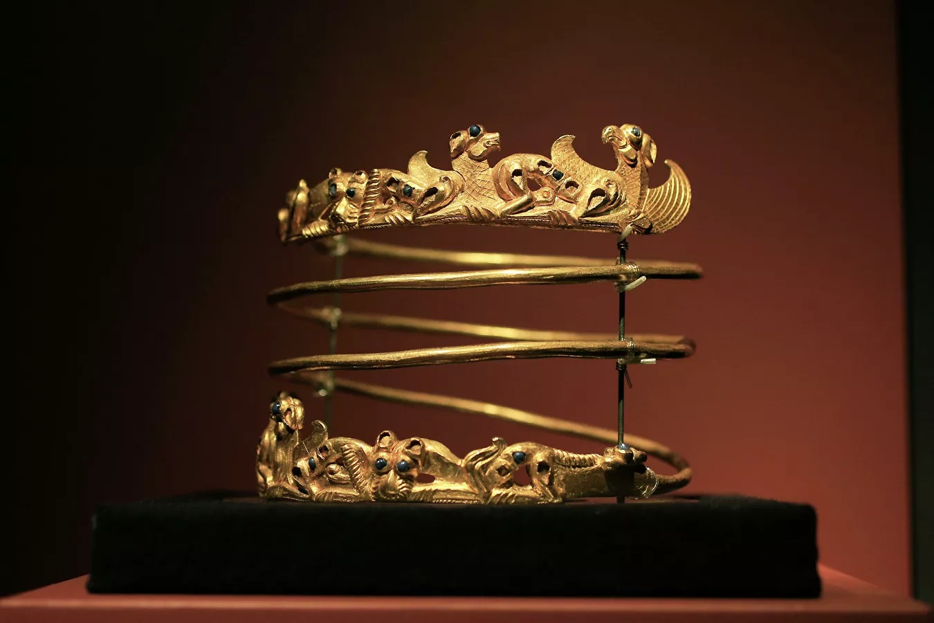 Экспонаты коллекции "Скифское золото"