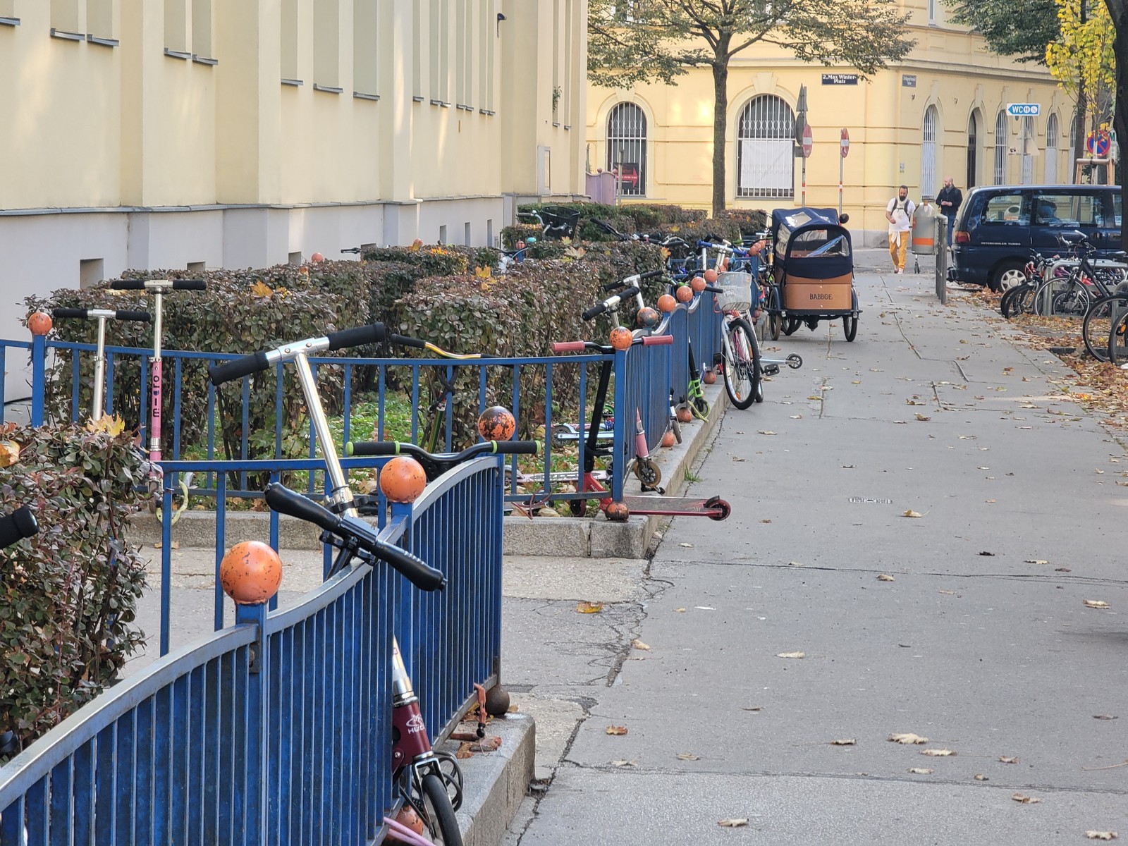Парковки для велосипедов в Вене