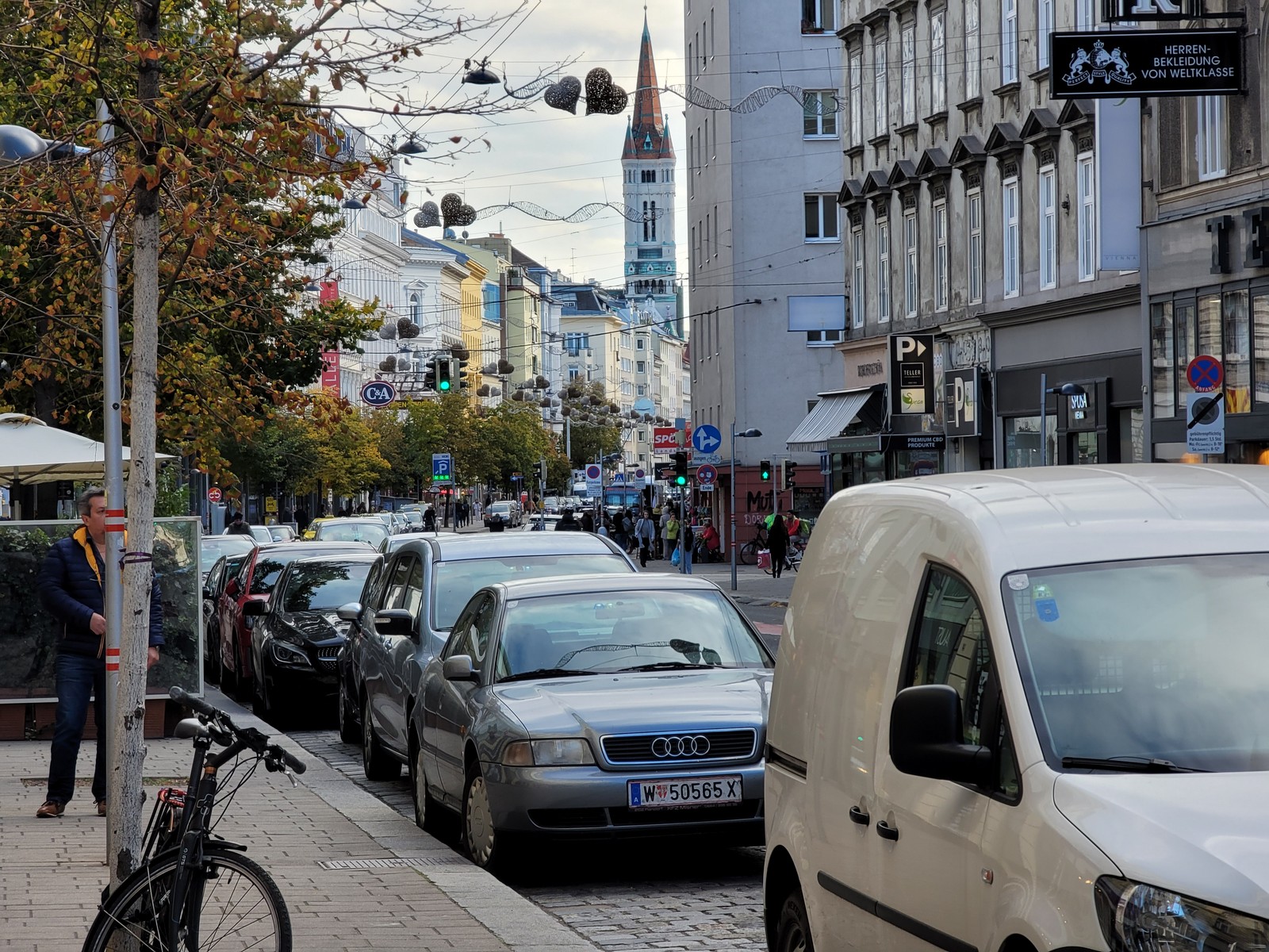 Узкие улочки Вены