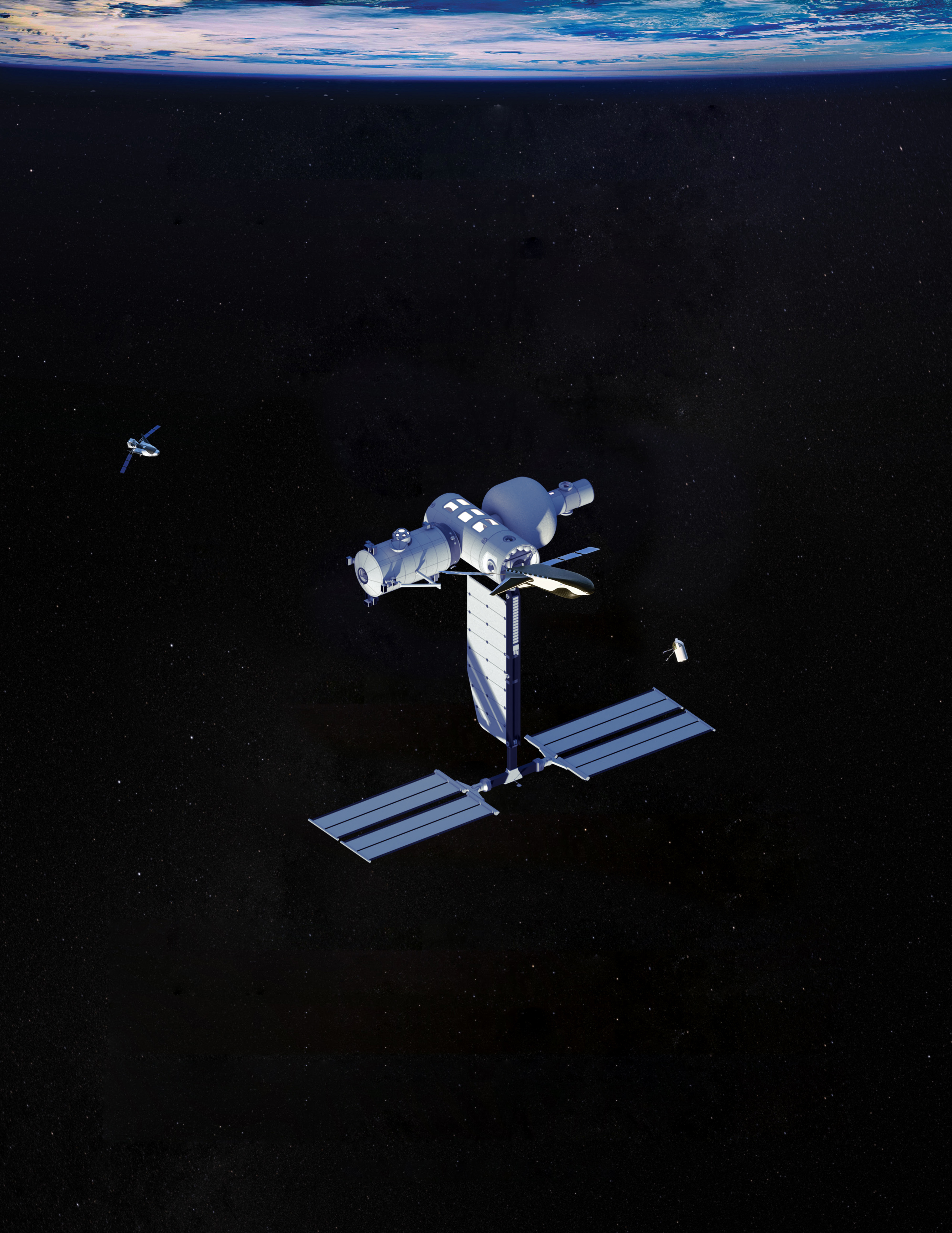 Базовая конфигурация Blue Origin и Sierra Space Orbital Reef