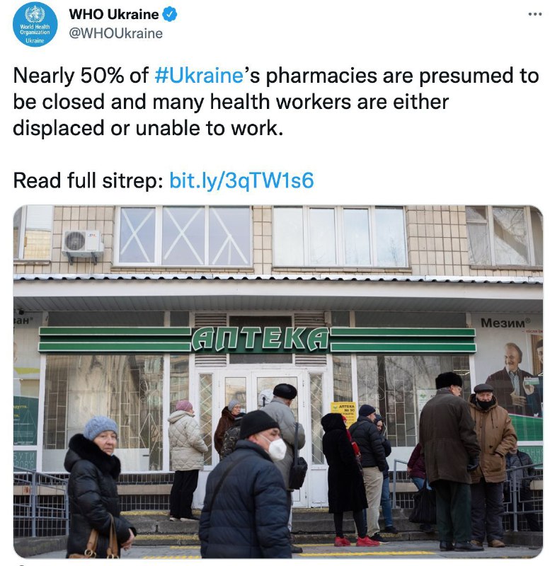 В Україні зачинилася половина аптек - ВОЗ