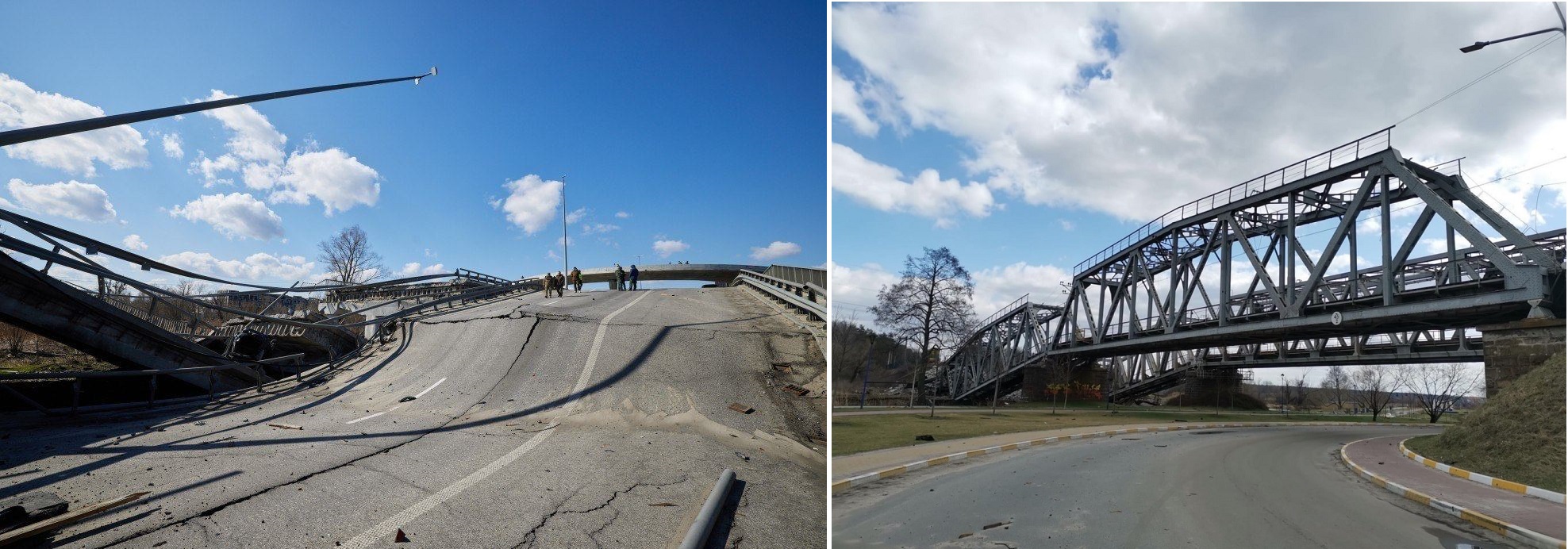На Київщині після російської навали зруйновано п’ять мостів
