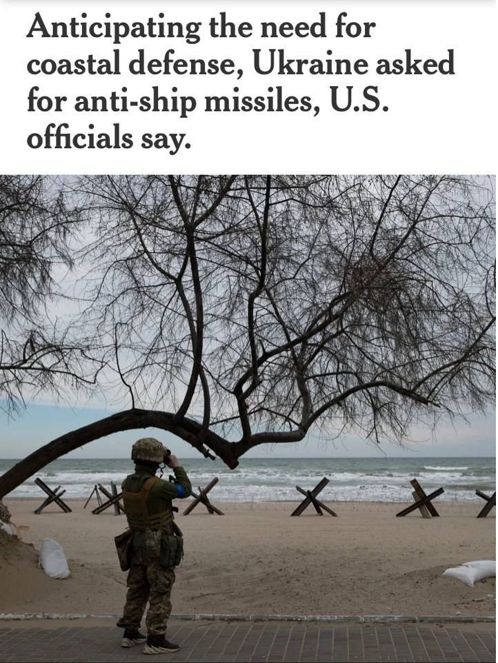 США нададуть Україні протикорабельні ракети. Про це повідомляє газета The New York Times.