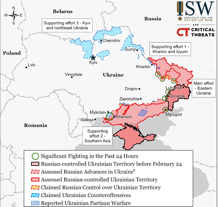 Мирних переговорів не буде: Київ і Москва чекають результату наступу на Донбасі - ISW