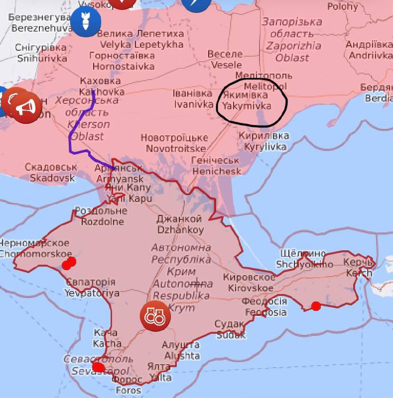 Під Мелітополем підірвали міст, яким росіяни перекидали війська з Криму