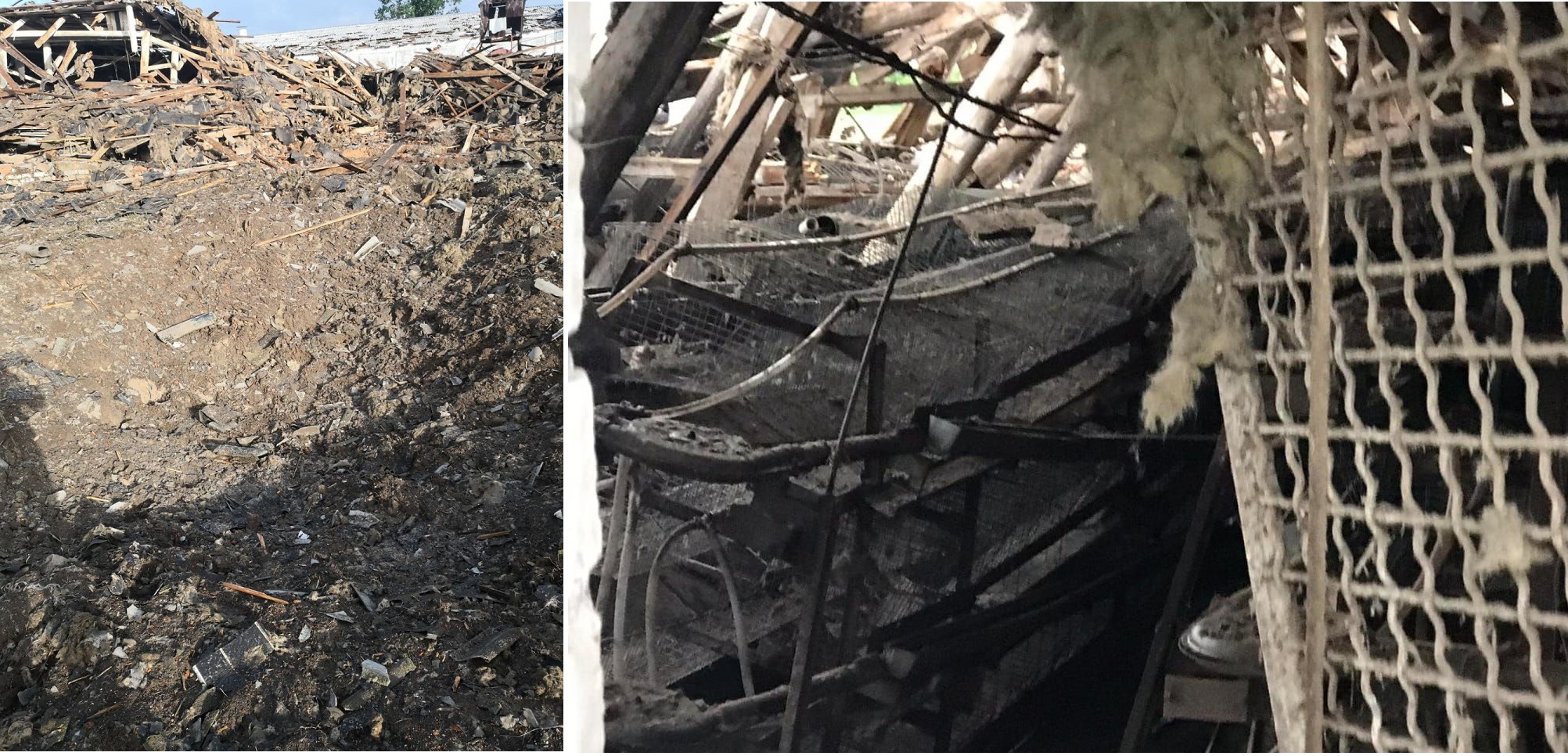 На Сумщині окупанти ракетним ударом зруйнували фермерське господарство