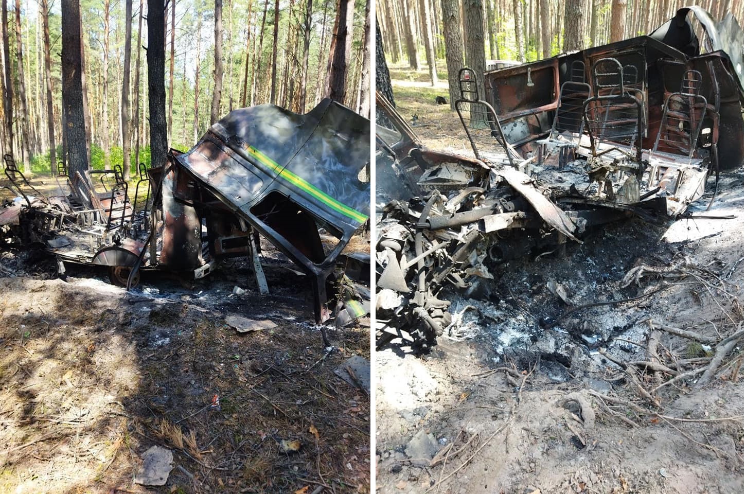 На Житомирщині автівка лісівників наїхала на міну: 2 загиблих, 6 поранених