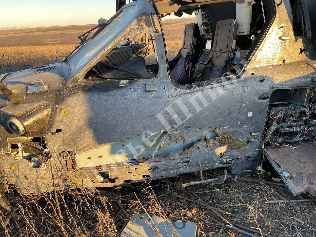 У Запорізькій області окупанти збили власний гвинтокрил Ка-52 (фото)