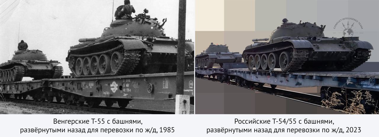 росія відправляє на фронт дуже старі танки Т-54 (фото, відео)