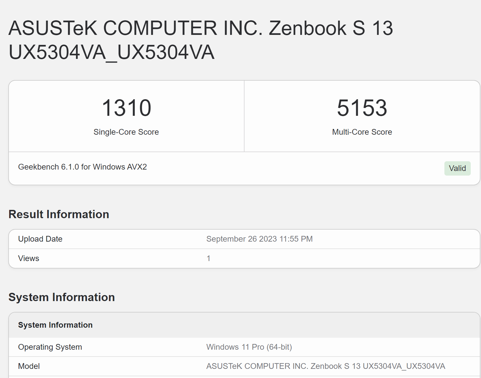 ASUS Zenbook S 13 OLED