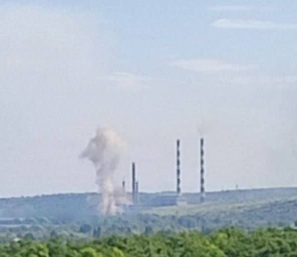 Ворог вдарив по Слов'янській ТЕС п'ятьма ракетами