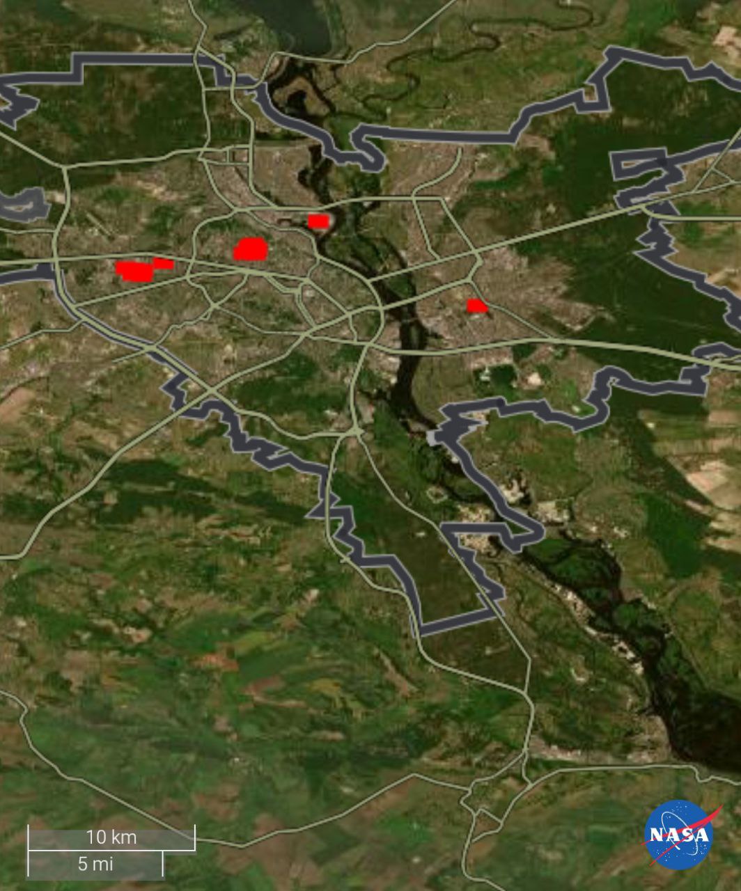 У Києві після нічного обстрілу - сильне забруднення повітря