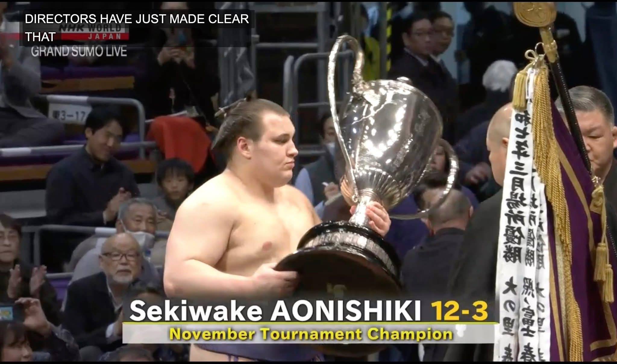 Українець вперше виграв турнір вищої ліги японського сумо