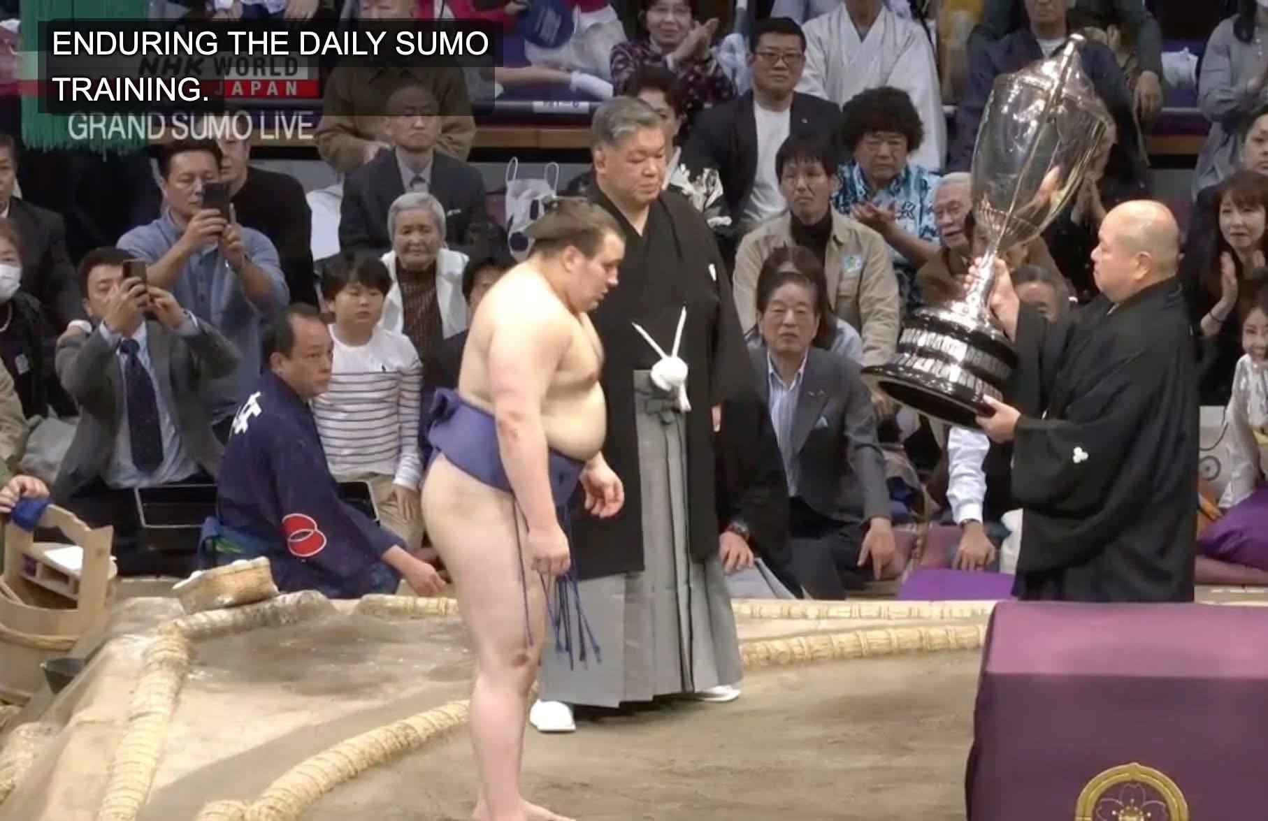 Українець вперше виграв турнір вищої ліги японського сумо