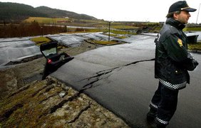 Землетрясение в Норвегии