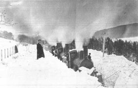 1906 год. Шотландия в снегу