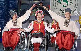 Танец на инвалидных колясках