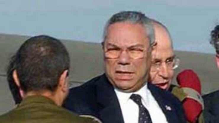 Пауэлл назвал переговоры с Арафатом "полезными и конструктивными"