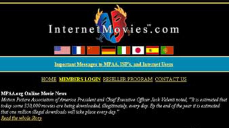 Владелец InternetMovies.com подал иск против американских киношников