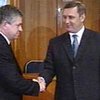 Касьянова и Кинаха в Харькове встречали "Зеленые"