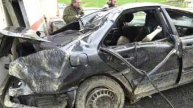 Столкновения трех машин в Ивано-Франковской области