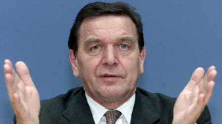 Шредер против вторжения войск США в Ирак