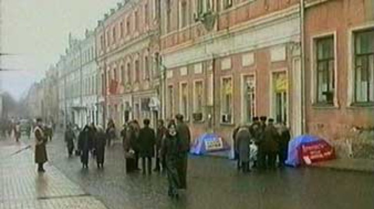 В Кировограде акция протеста состоялась на центральной площади, несмотря на запрет