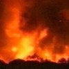 Полтавская область: четвертые сутки идет борьба с пожаром на буровой скважине