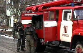 На стадионе "Спартак" в Киеве произошел пожар