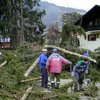 Ураган, ударивший по Баварским Альпам, унес жизни двух человек