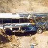 В Мексике пассажирский автобус упал в 150-метровую пропасть