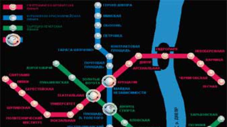 До 2007 года в Киеве планируют ввести в действие 8 новых станций метро