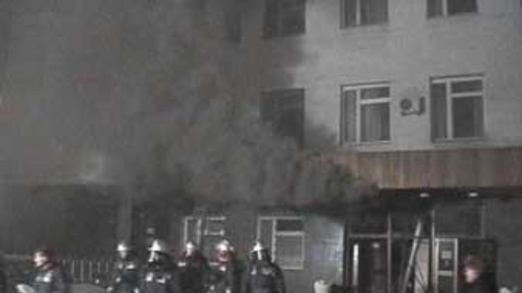 В киевском институте "Гипроверфь" произошел пожар