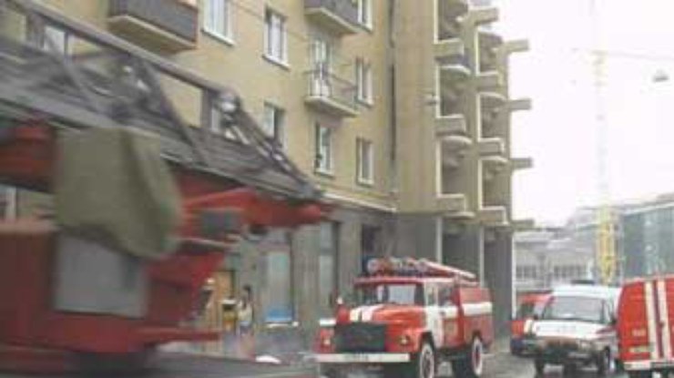 В Киеве горел театр "Браво"