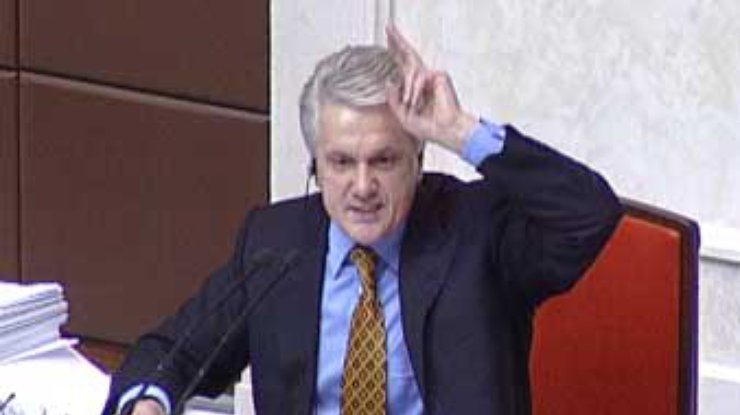 Литвин призывает парламент наращивать народное доверие к себе