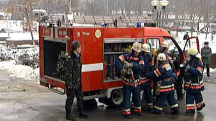 В библиотеке Вернадского пожарники провели учения