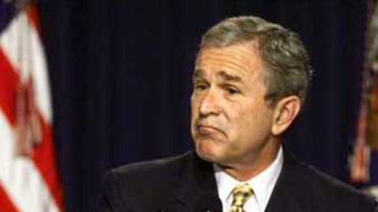 Рейтинг Буша за последние недели упал еще на 8 процентов